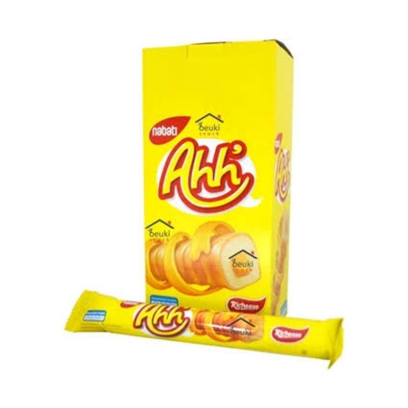 

RICHEESE NABATI AHH TRIPLE CHEESSE 1 PACK ISI 10 PCS X 10 GRAM
