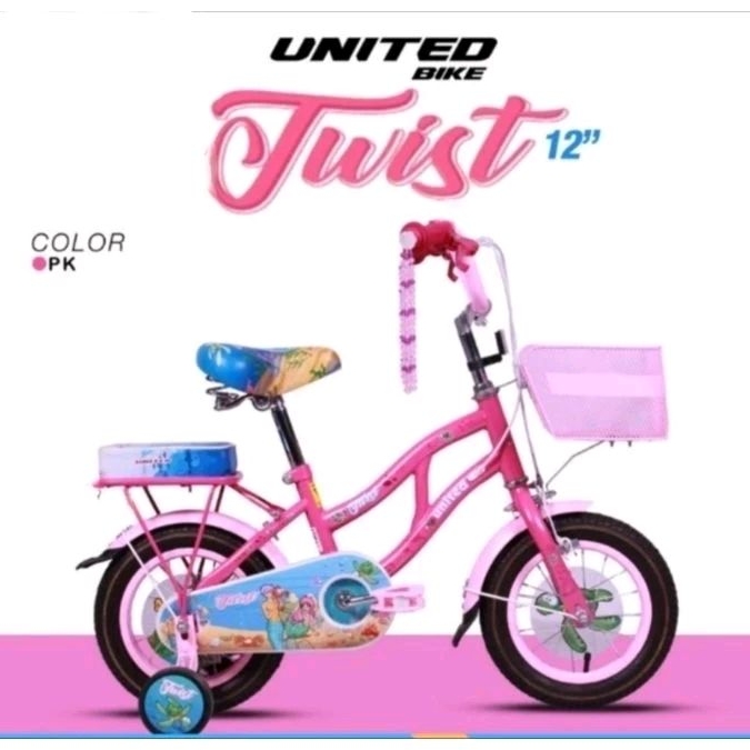 sepeda anak 12 mini united twist