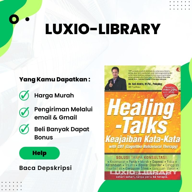 

Healing-Talks Keajaiban Kata-Kata - Mengatasi Berbagai masalah Psikologis Sehari-Hari Tanpa Perlu Ke Terapis