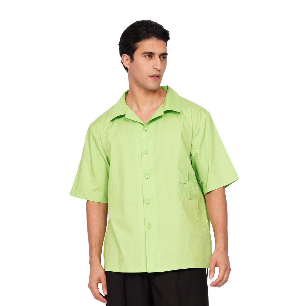 Wilsen Willim - Green Pinwheel Shirt