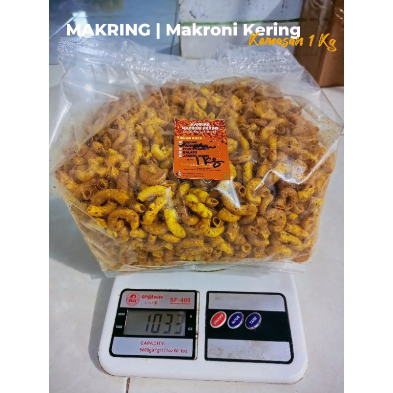 

MAKRING | Makroni Kering | Kemasan 1 Kg | Bisa Request Varian Rasa