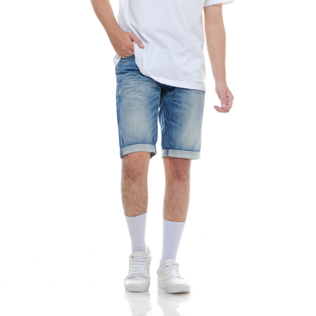 Celana Jeans Pendek PREMIUM / Denim Pendek Pria BAFFARO / B913-0003 4