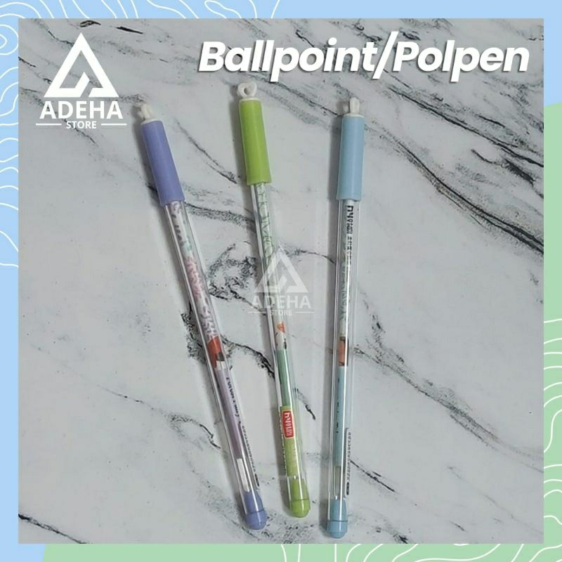 

Ballpoint Pulpen Pen Gel Ink HY Tinta Hitam - ADEHA