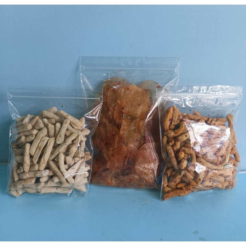 

Cemilan Keriuk 3 bungkus 140-200 gram