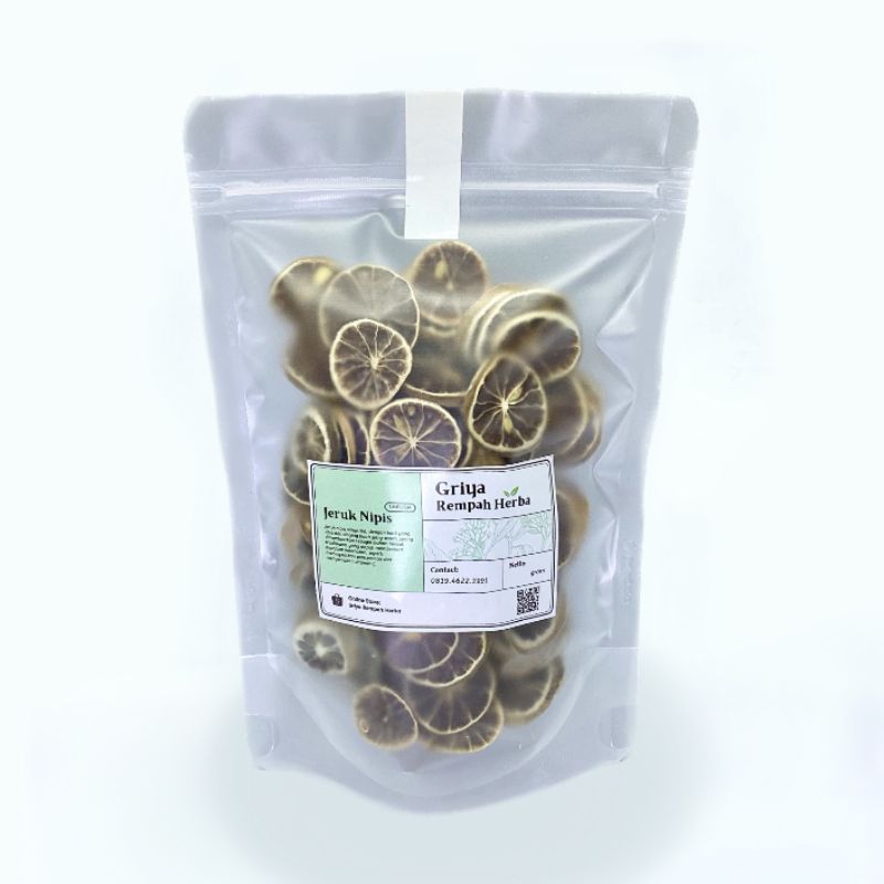 

Jeruk Nipis Kering Simplisia / Dried Lime Slices 50 gr [POUCH]