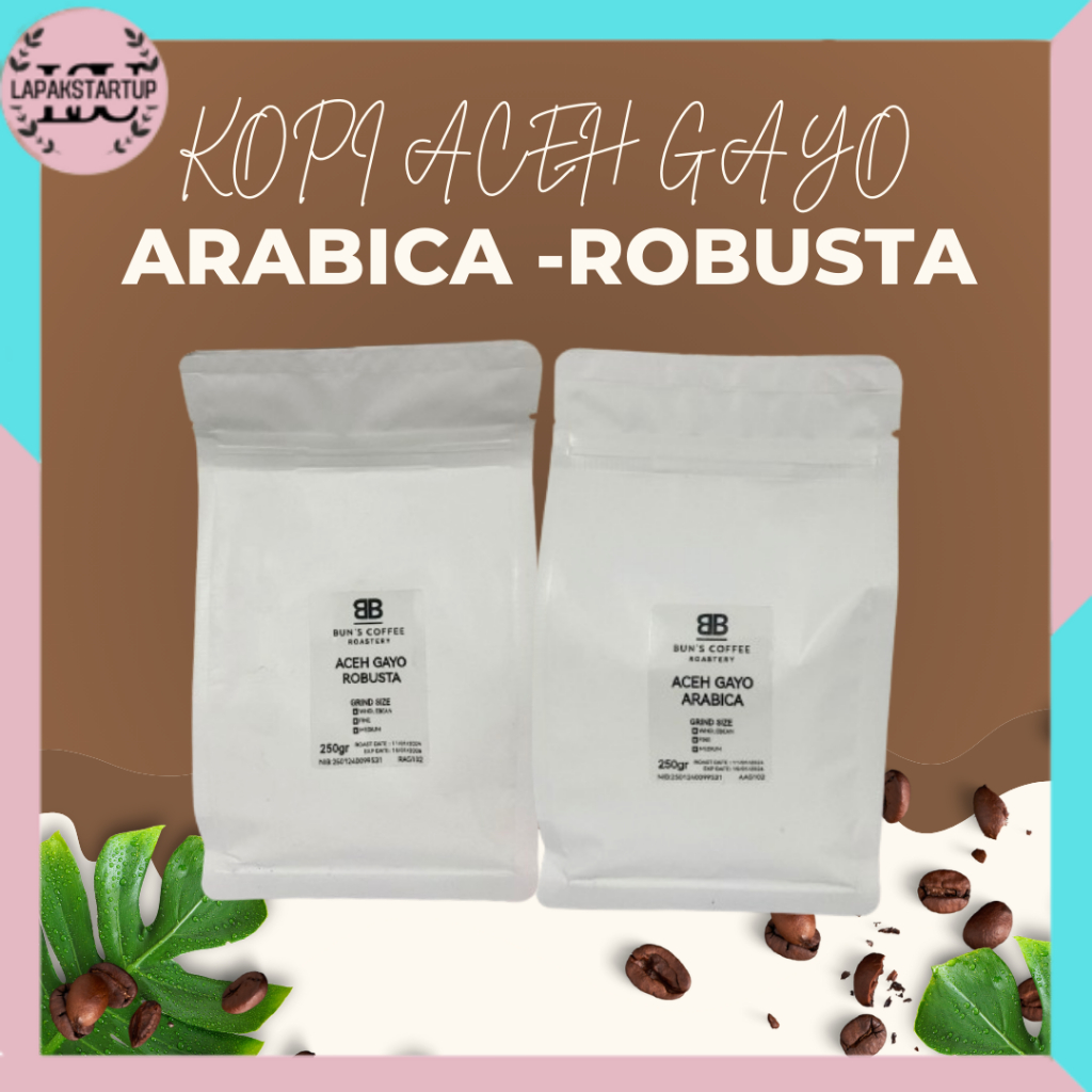 

Kopi Bubuk Gayo Aceh Biji Kopi Arabica Coffee Beans Single Origin Grade LPK