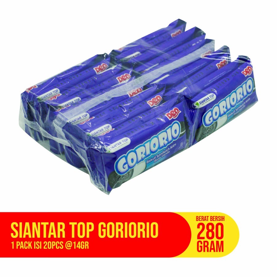 

Goriorio Vanilla 20 PCS x 14 gr - SIANTARTOP