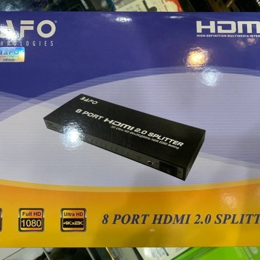 HDMI SPLITTER 8PORT BAFO