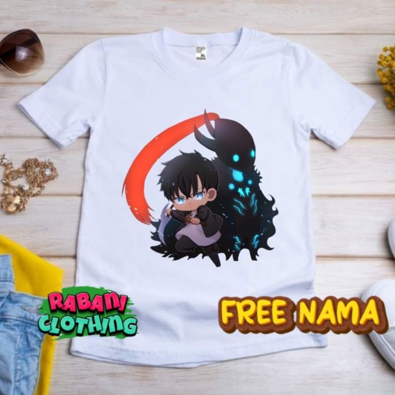 baju solo leveling kaos anak