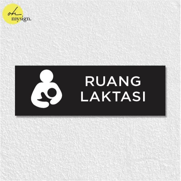 

Sign Akrilik Ruang Laktasi Stiker Acrylic Klinik UV Print