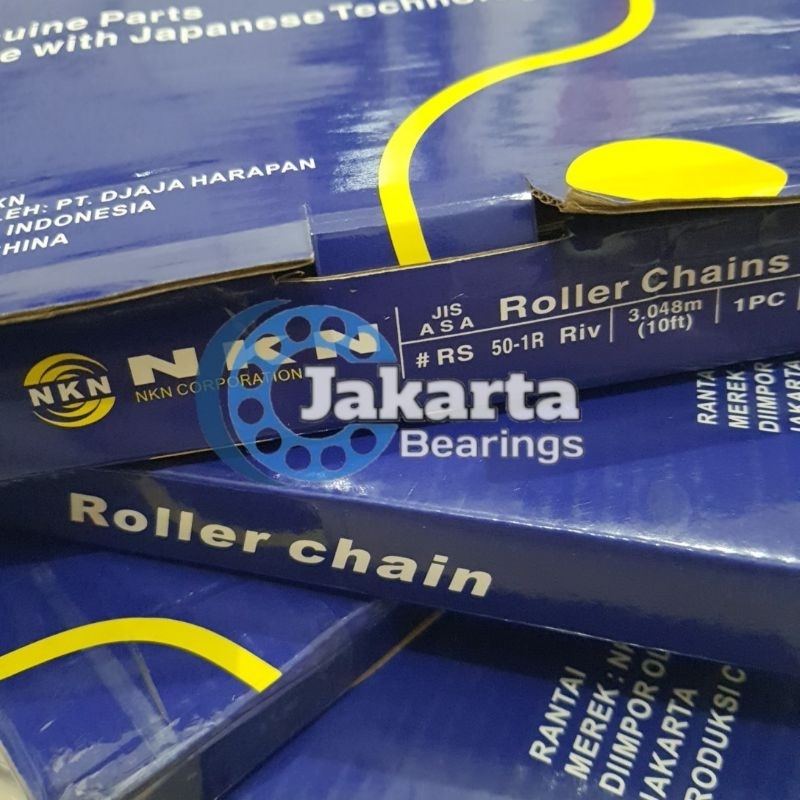 Rantai RS 50-1 / RS50-1 (Single) Rantai Sprocket Merk NKN