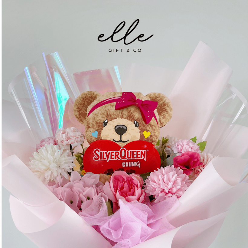 

Hand Bouquet - Buket Coklat Premium / Mewah / Cantik Elegan