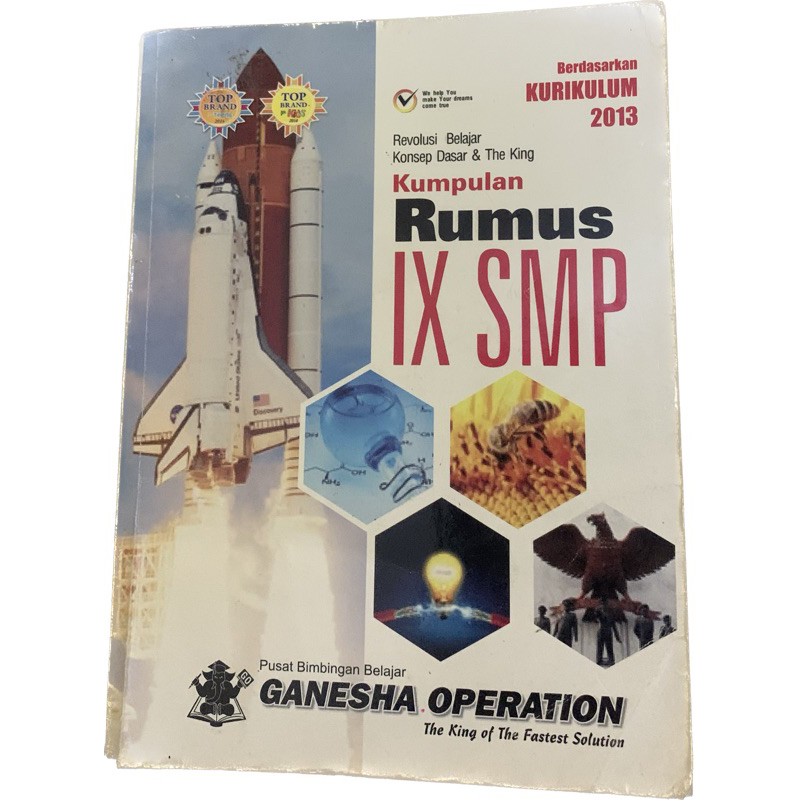 Buku Rumus The King Ganesha Operation Kelas 9 SMP Preloved