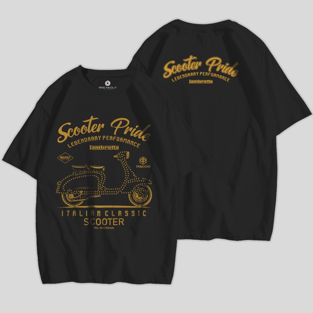 kaos vespa tshirt vespa pride kaos scooter tshirt scooter pride