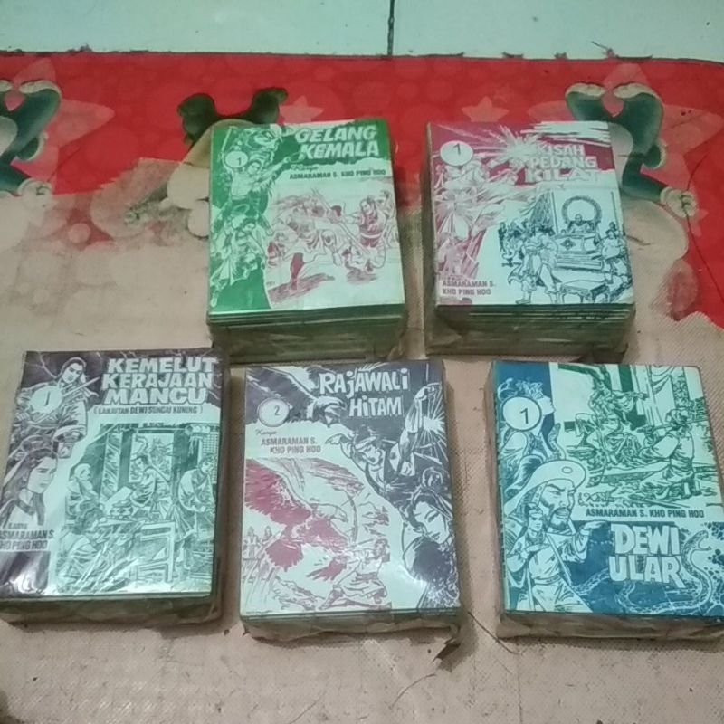 KOMIK KHO PING HOO GELANG KEMALA 1-18/ KEMELUT KERAJAAN MANCU 1-14 / KISAH SI PEDANG KILAT 1-18 / RA
