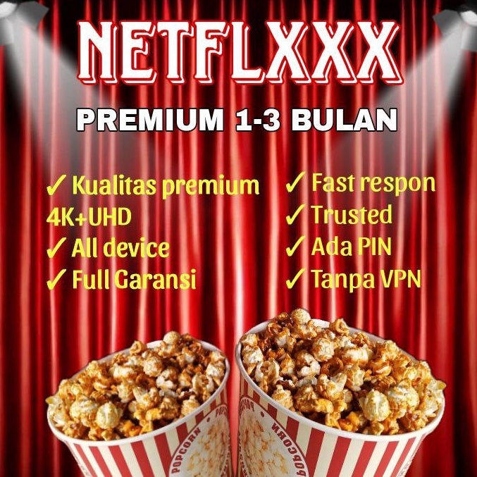 

Produk Terbatas NTFLIXX PREMIUM FULL GARANSI ALL DEVICE