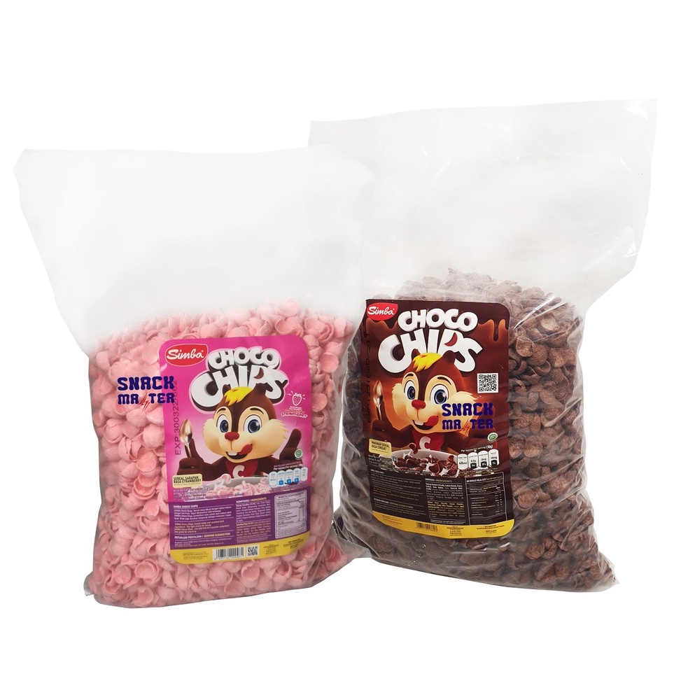 

Hot Item Simba Choco Chips Bulky Netto 95gr