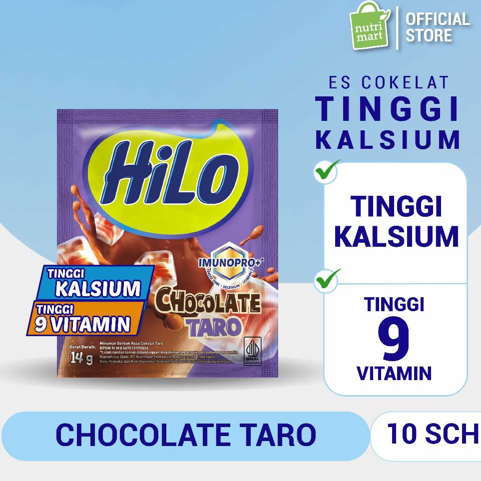 

Super Untung Hilo Chocolate Taro 1 sachet Minuman Serbuk