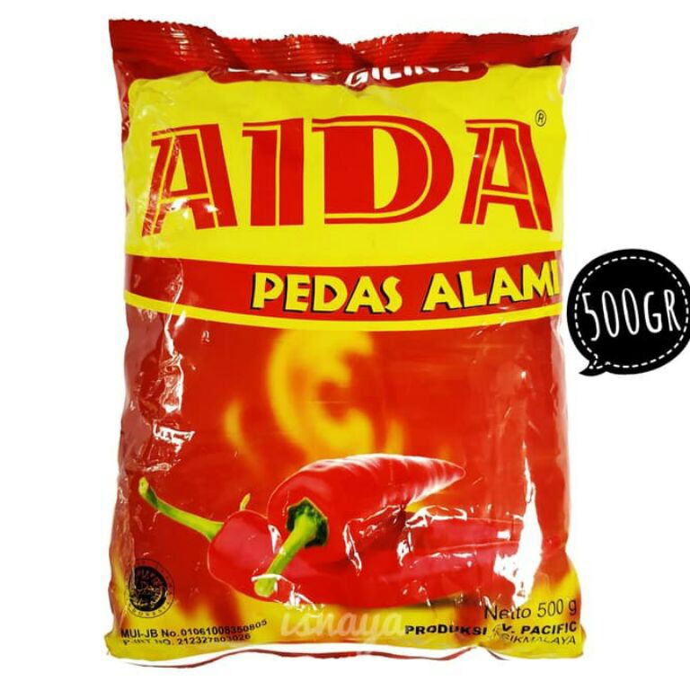 

New Product Cabe Bubuk Pedas AIDA Kemasan 5 gr