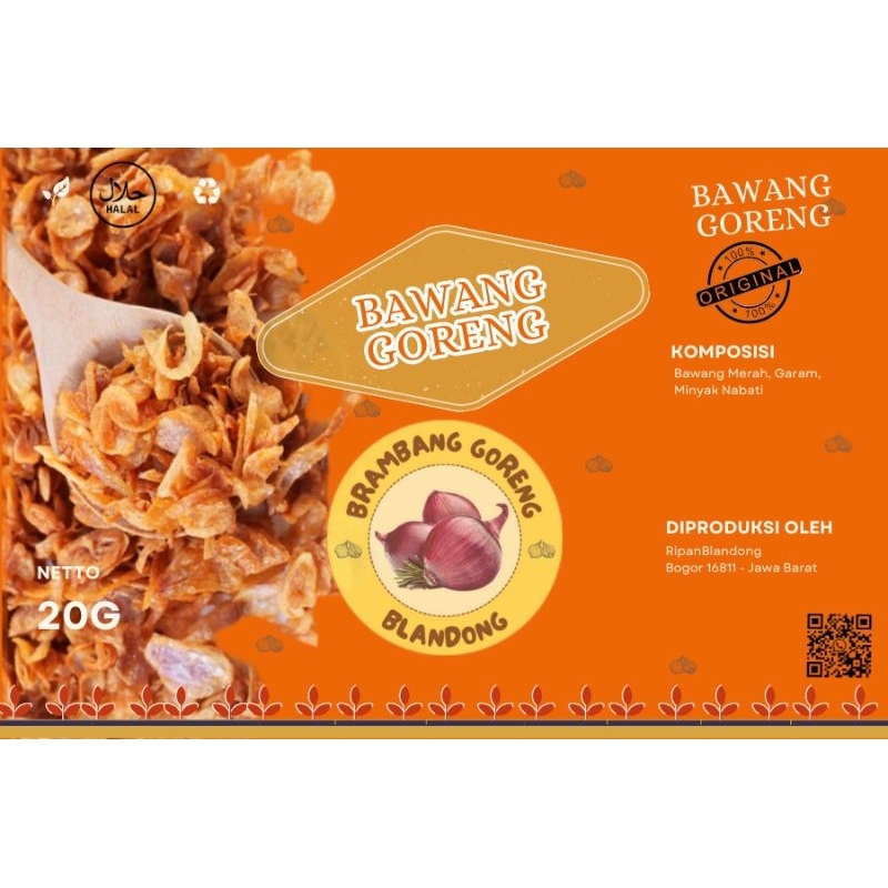 

Bawang goreng asli 20g