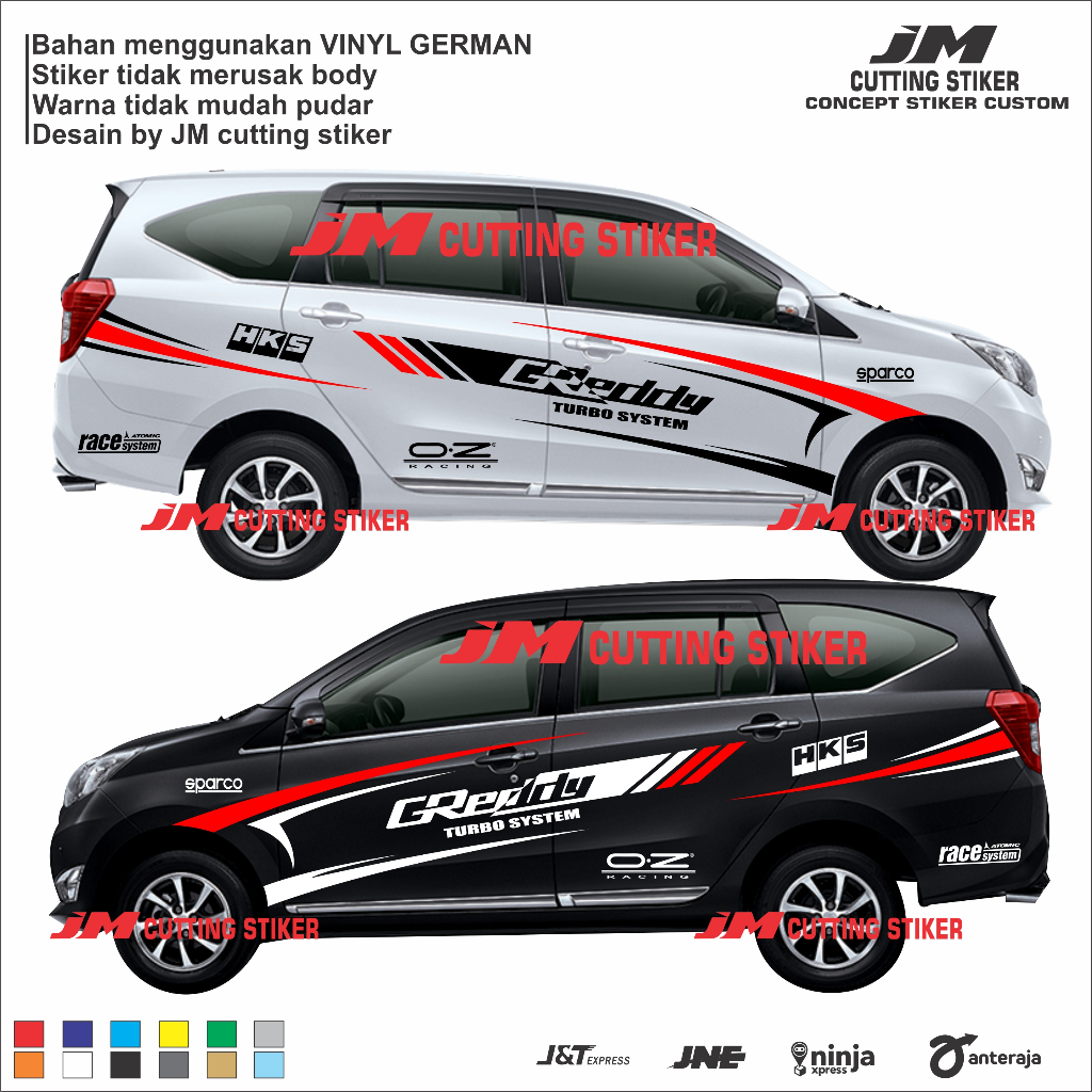 Stiker body mobil sigra calya cutting stiker list body samping mobil sigra calya stiker body mobil u