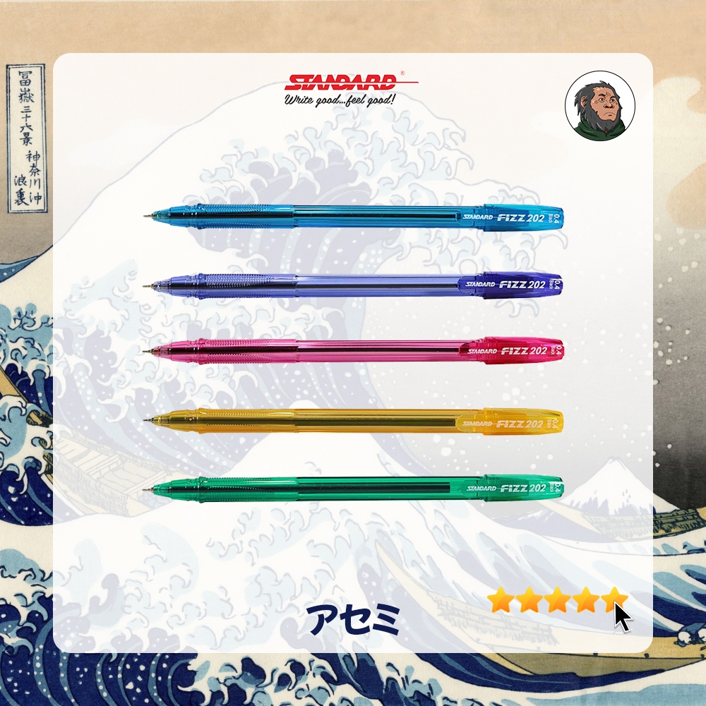 

[1 PCS] Ballpoint Standard Fizz 202