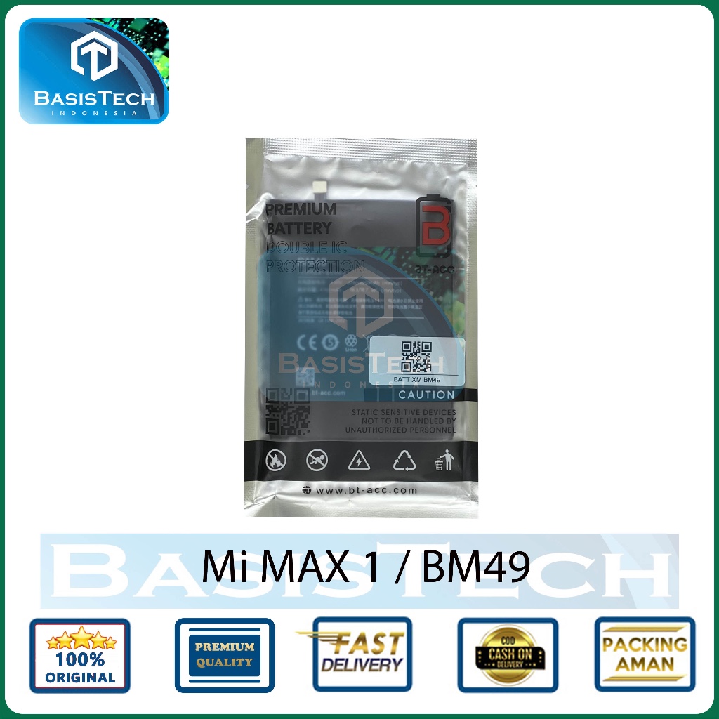 BATERAI XIAOMI Mi MAX 1 BM49 - BT-ACC DOUBLE IC POWER PROTECTION