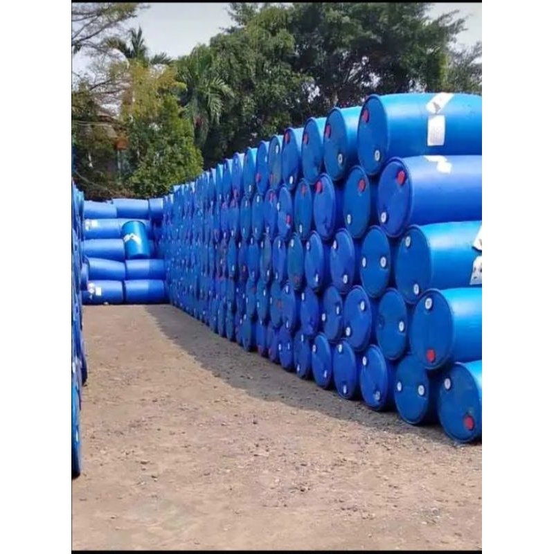 Drum plastik HDPE 200 LITER/ tong air bersih/ drum plastik poligen