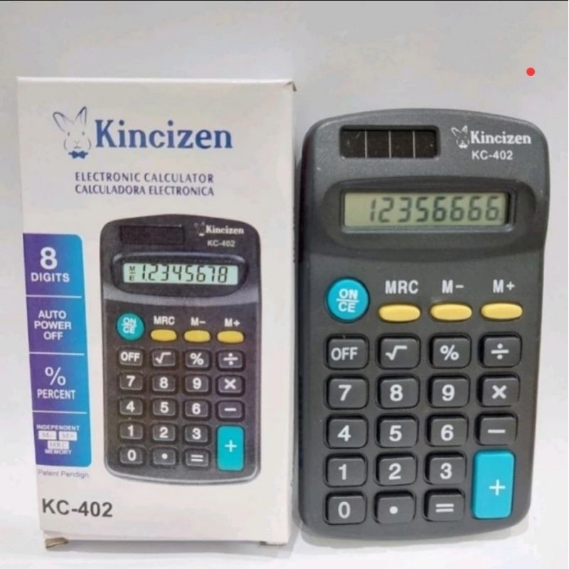 

Calculator Saku KK402 - Kalkulator Pocket Kantong KK 402