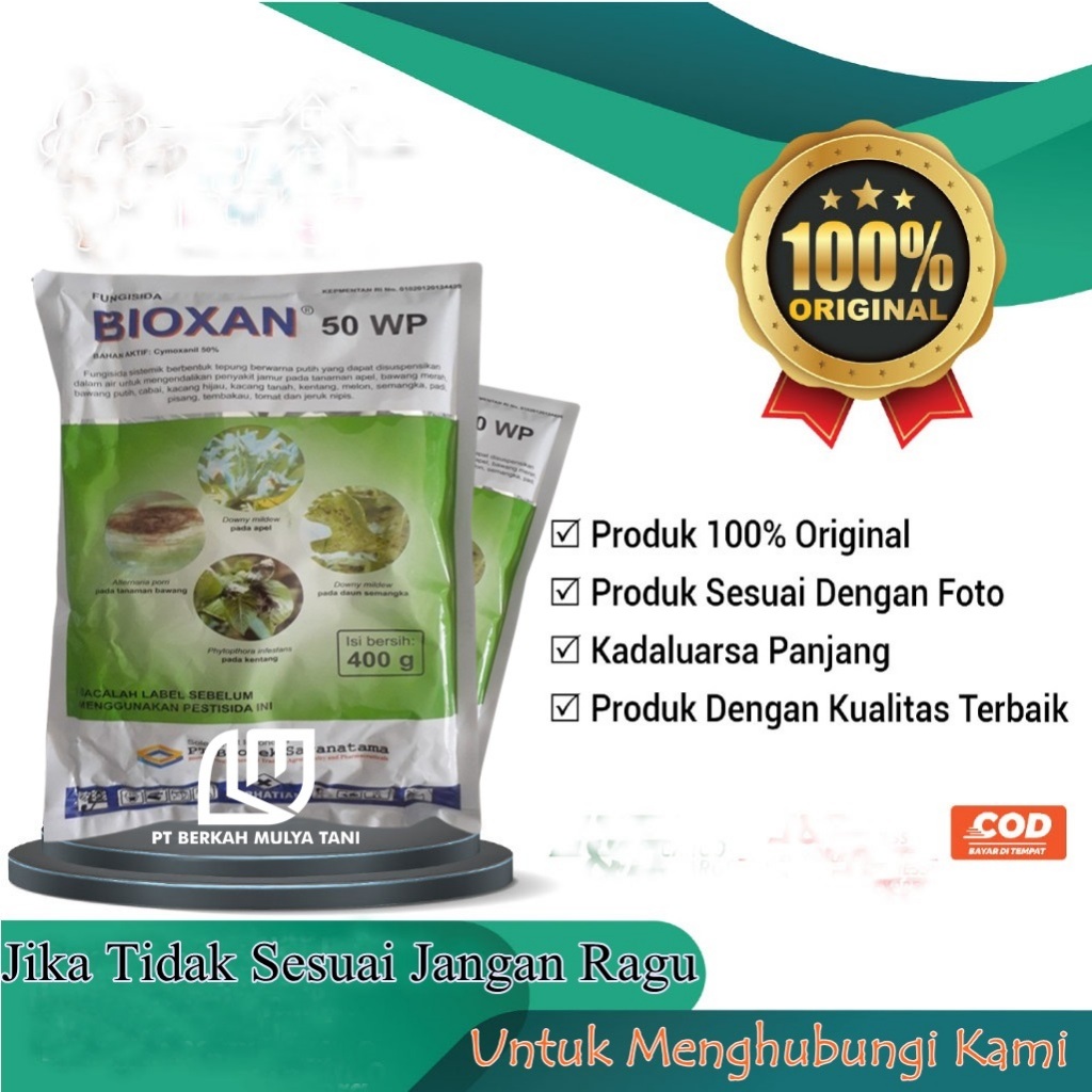 Fungisida Sistemik Bioxan 50 WP 400 Gram
