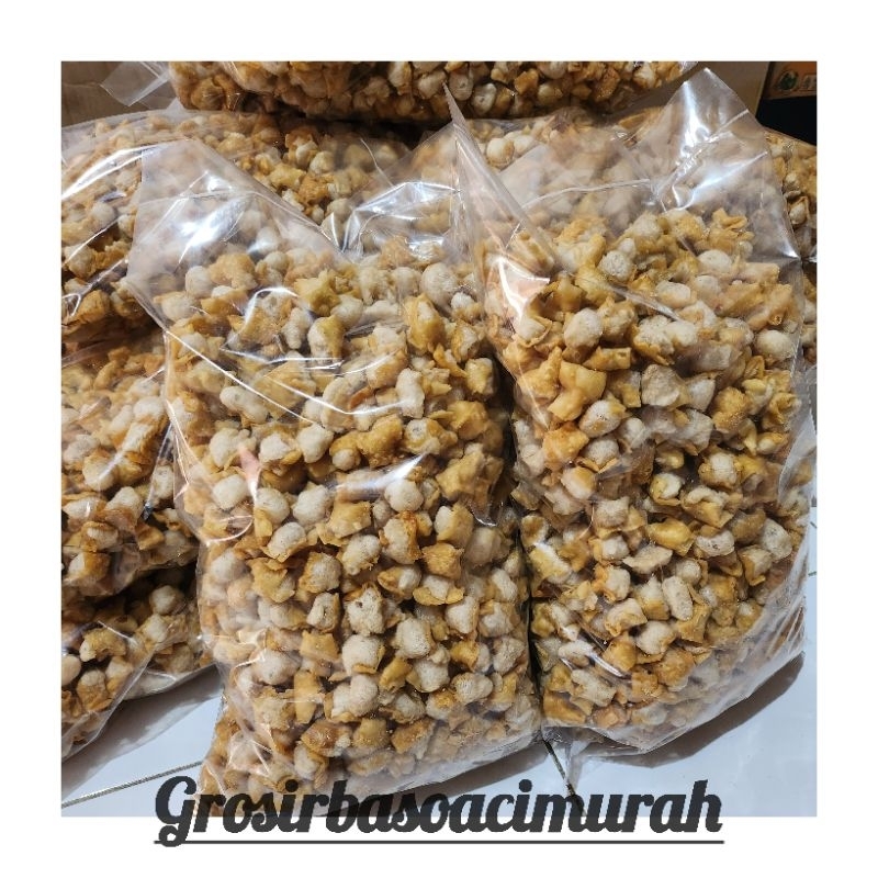 

Siomay Mini 1kg Siomay Kering Gurilem Toping Baso Aci Cuanki Seblak Batagor Mini