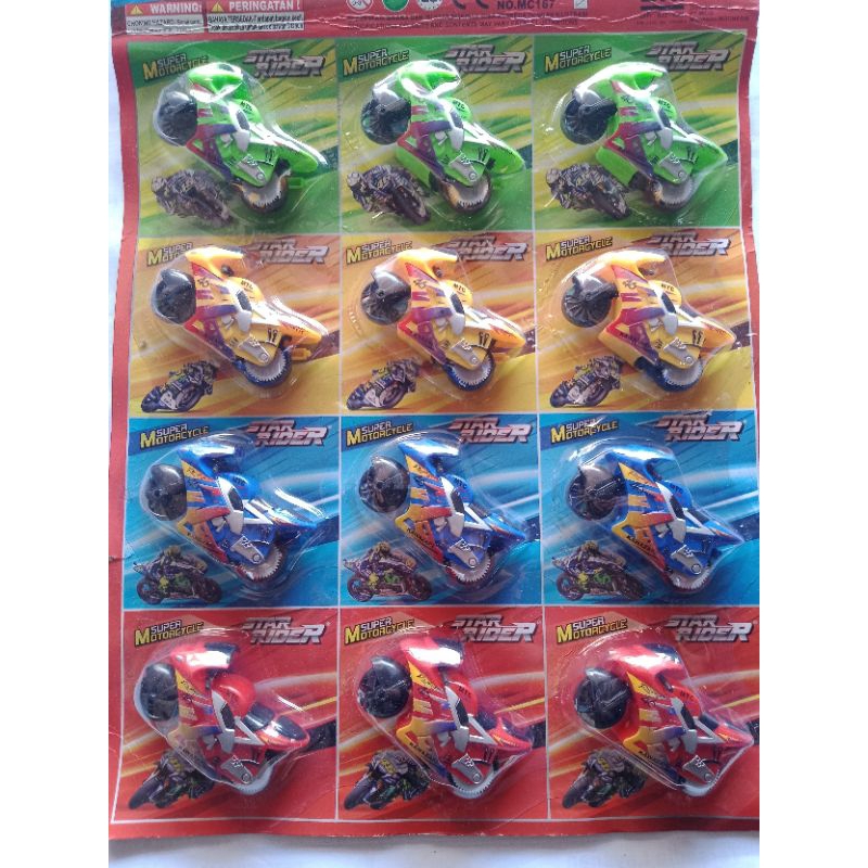 MAINAN MOTOR GP | MAINAN MOTOR SPIN-GO | MOTOR SPIN-GO STAR RIDER | MOTOR BALAP ROSSI