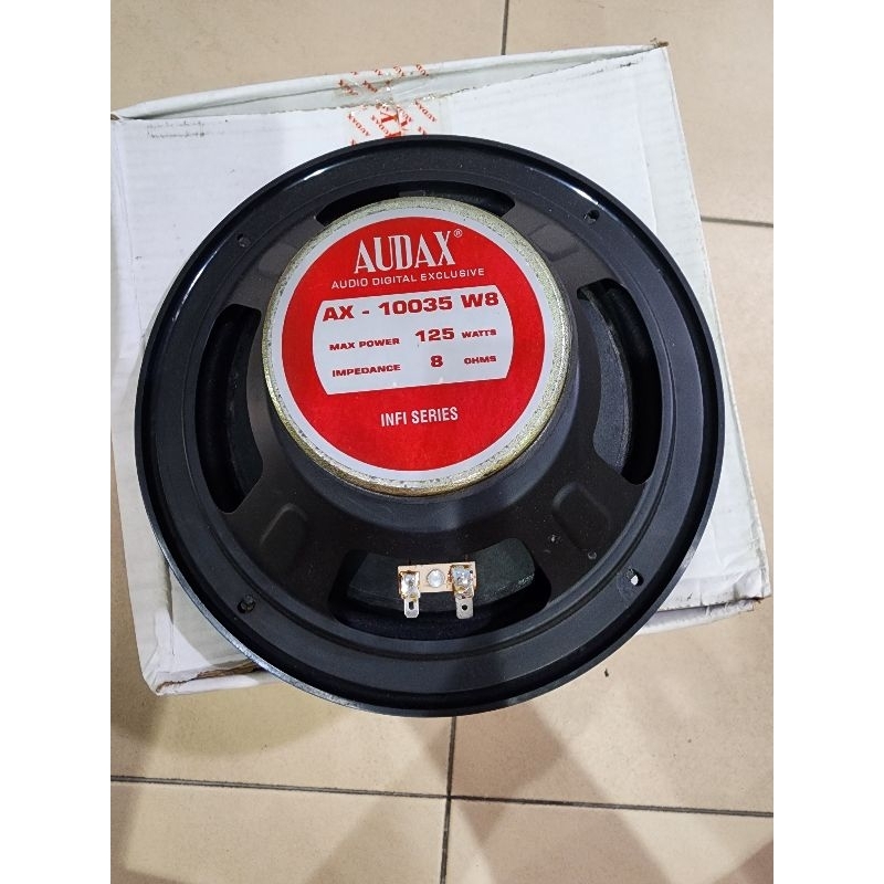 Speaker Wofer 10 inch Audax AX10035 W / AX10035W / AX 10035W 8 ohm