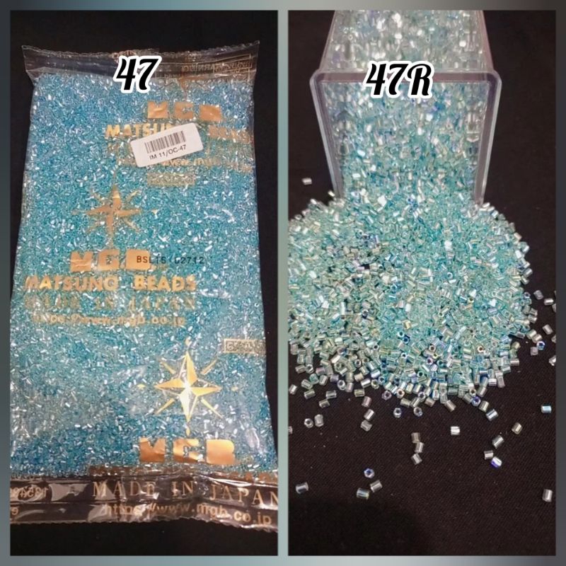 Payet Bambu Jepang Asli MGB 100% 47-47R Biru muda