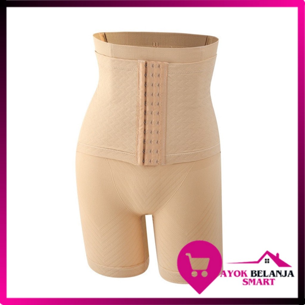 ABS Korset Pengecil Perut 3 Kait Model Celana Pendek 6960 Highwaist Slim Pelangsing Perut dan Paha K