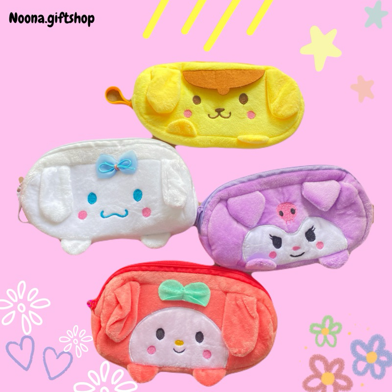 

kotak pensil sanrio kuromi melodi cinnamonroll pompompurin