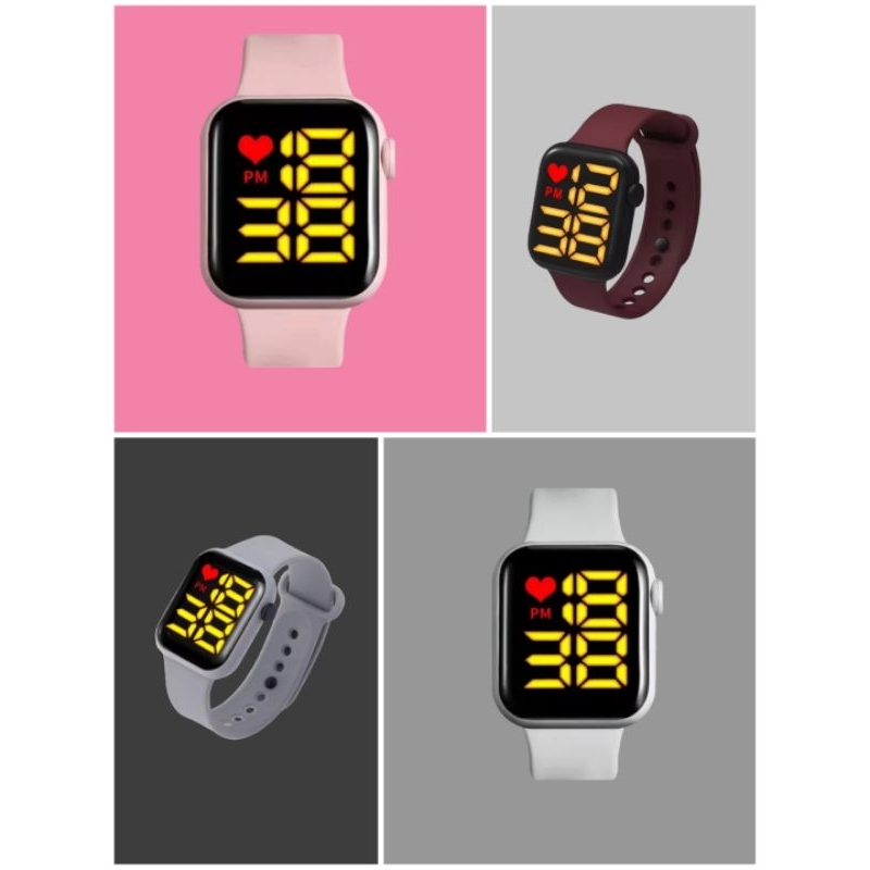 JAM TANGAN LED DIGITAL PRIA WANITA MURAH/JAM LED/JAM TANGAN/JAM DIGITAL