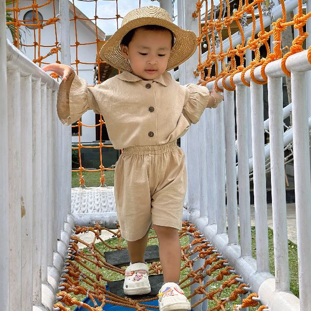 Xylophant Xena Set - Setelan Safari Anak Perempuan - One Set Anak Perempuan - Setelan Anak Perempuan