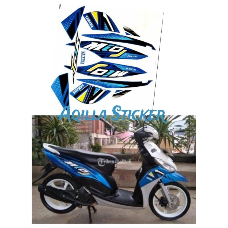 Stiker Striping Motor Yamaha Mio j 2012/13 Stiker Lis Body Standar Lis polet
