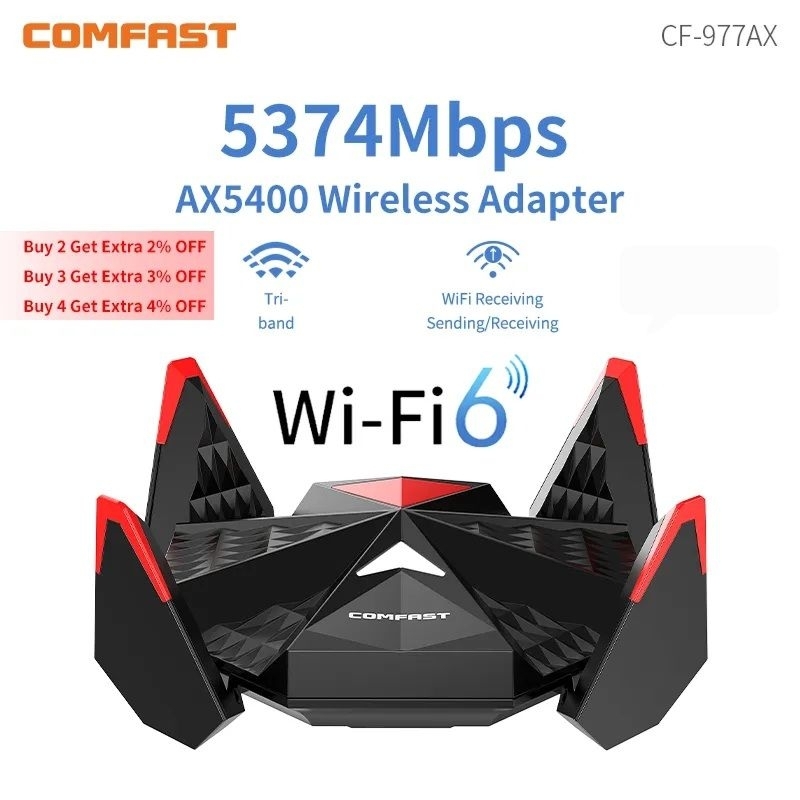 Dongle Wifi Gaming Wireless AX-5400 Comfast