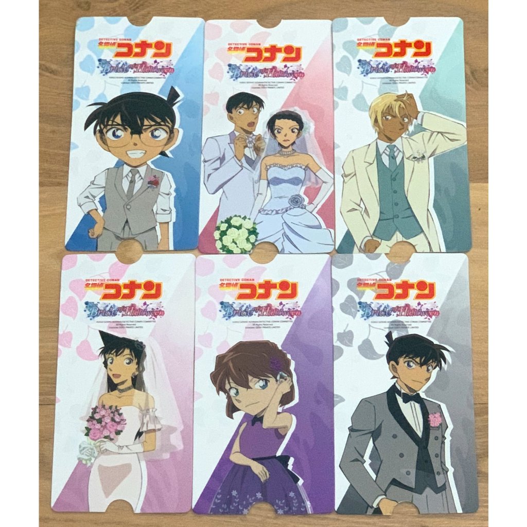 Collectible Ticket CGV DETECTIVE CONAN 'The Bride Of Halloween' (isi 6 pcs)