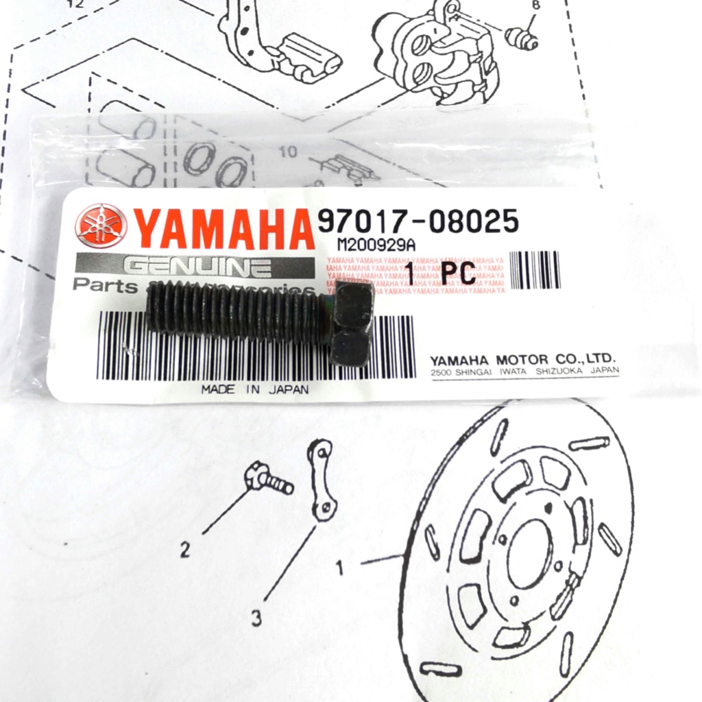 BAUT PIRINGAN CAKRAM DISC BRAKE RXKING RXS RXK RXZ RX KING COBRA ORIGINAL 97017-08025 90157-10049 90