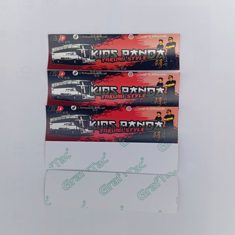

Stiker Busmania tunggal jaya kids panda jetbus 5 Anti air