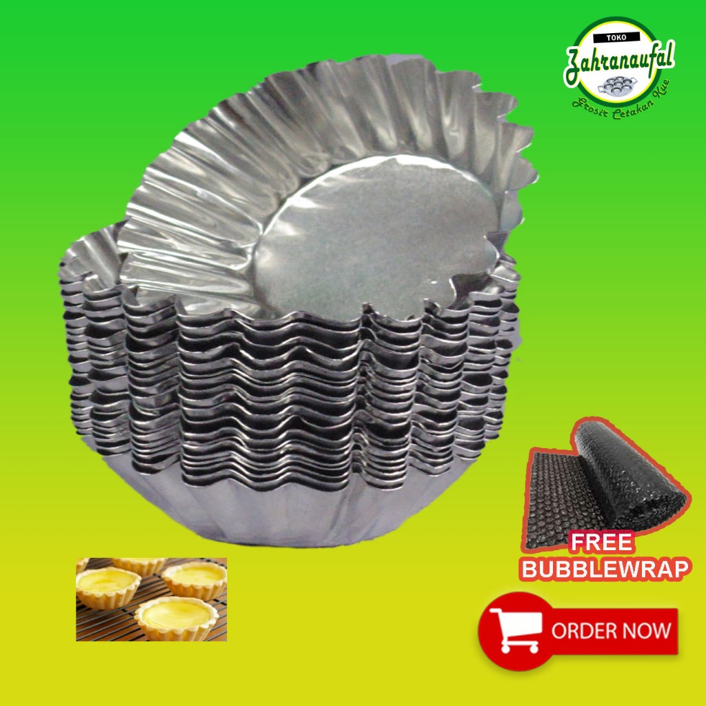 ISI 20 BIJI - CETAKAN KUE PAI PIE SUS BUAH / BERBAGAI UKURAN