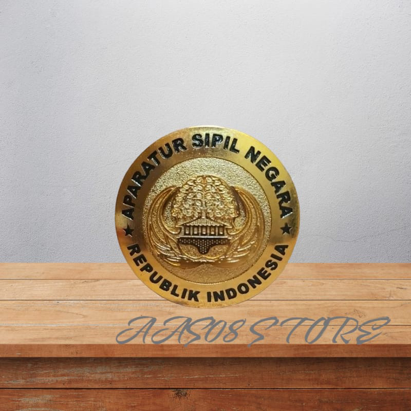 PIN KORPRI ASN BULAT KUNINGAN MAGNET PIN ASN RI MAGNET