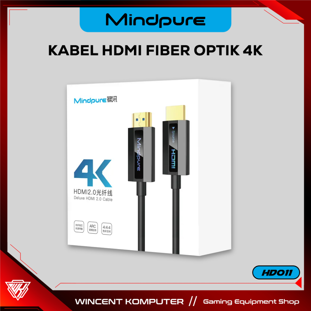 MINDPURE HD011 KABEL HDMI FIBER OPTIK 4K 60m