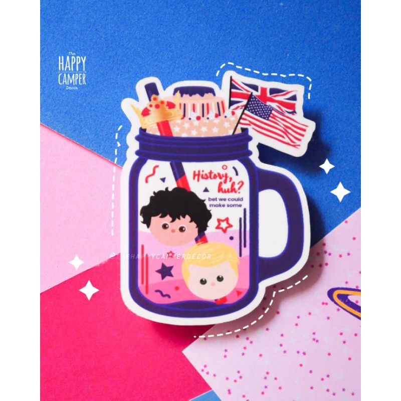 

Making History Bubble Drink - Red, White, and Royal Blue | Vinyl Sticker