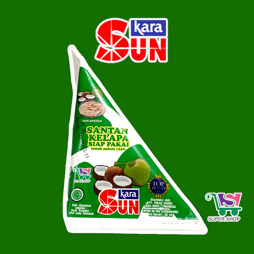 

Sun Kara Santan Kelapa Siap Pakai 65 ml