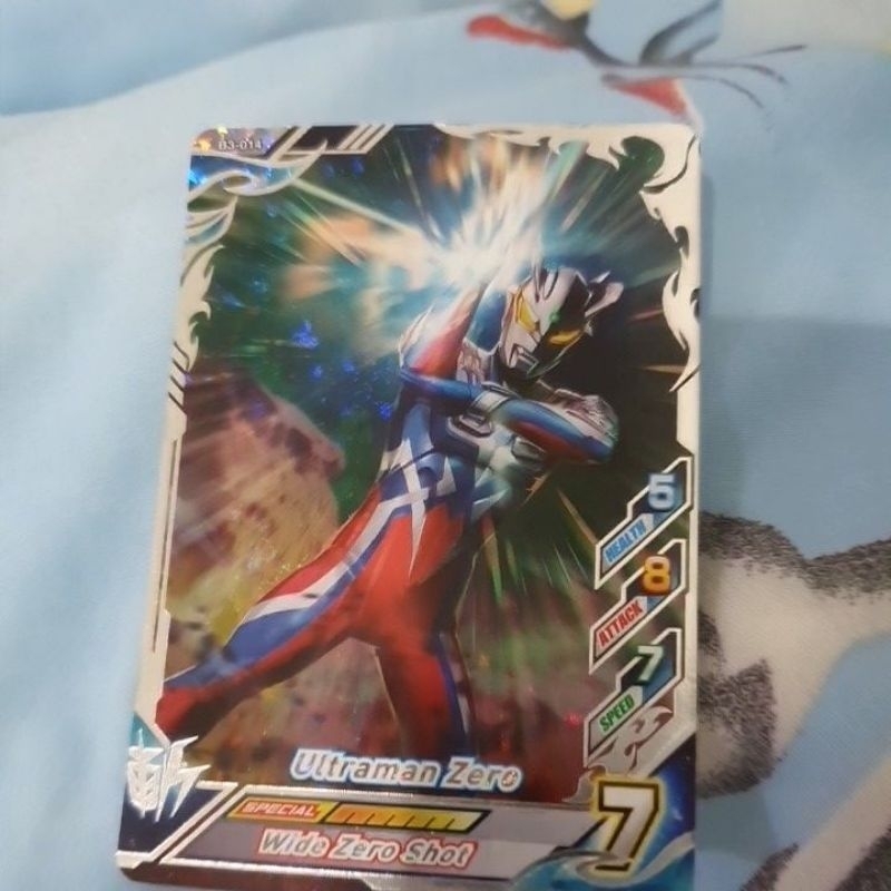 kartu ultraman fusion fight zero