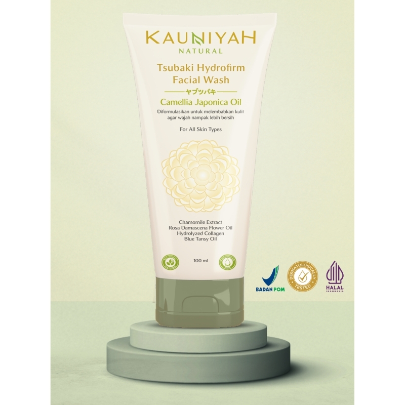 Kauniyah Natural Tsubaki Hydrofrim Facial Wash - Facial Wash Kauniyah